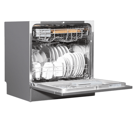 Baridi Tabletop Dishwasher 8 Place Settings 8L Capacity - Silver Model No- DH87