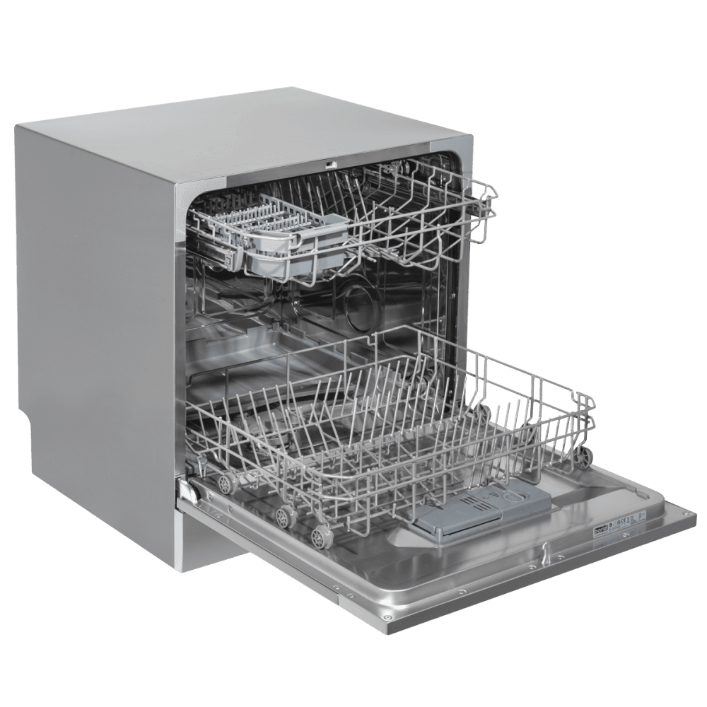 Baridi Tabletop Dishwasher 8 Place Settings 8L Capacity - Silver Model No- DH87