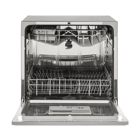 Baridi Tabletop Dishwasher 8 Place Settings 8L Capacity - Silver Model No- DH87