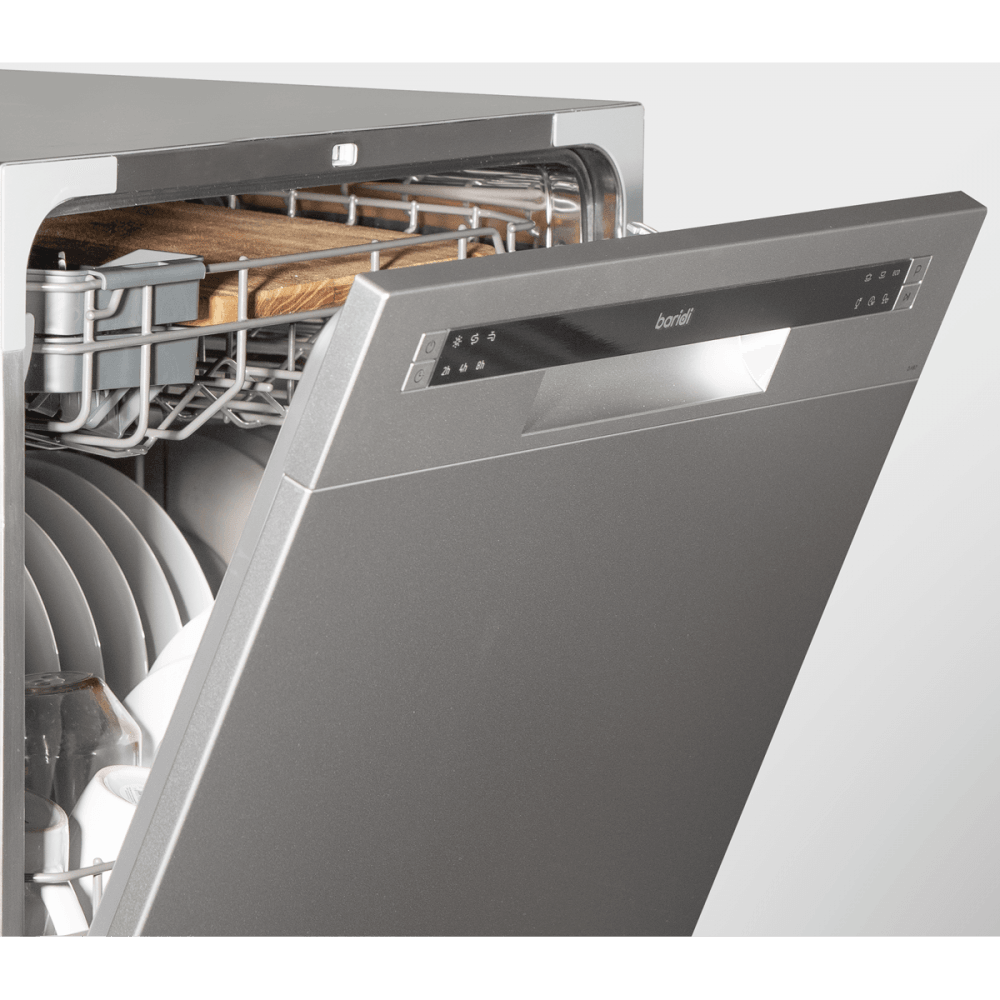 Baridi Tabletop Dishwasher 8 Place Settings 8L Capacity - Silver Model No- DH87