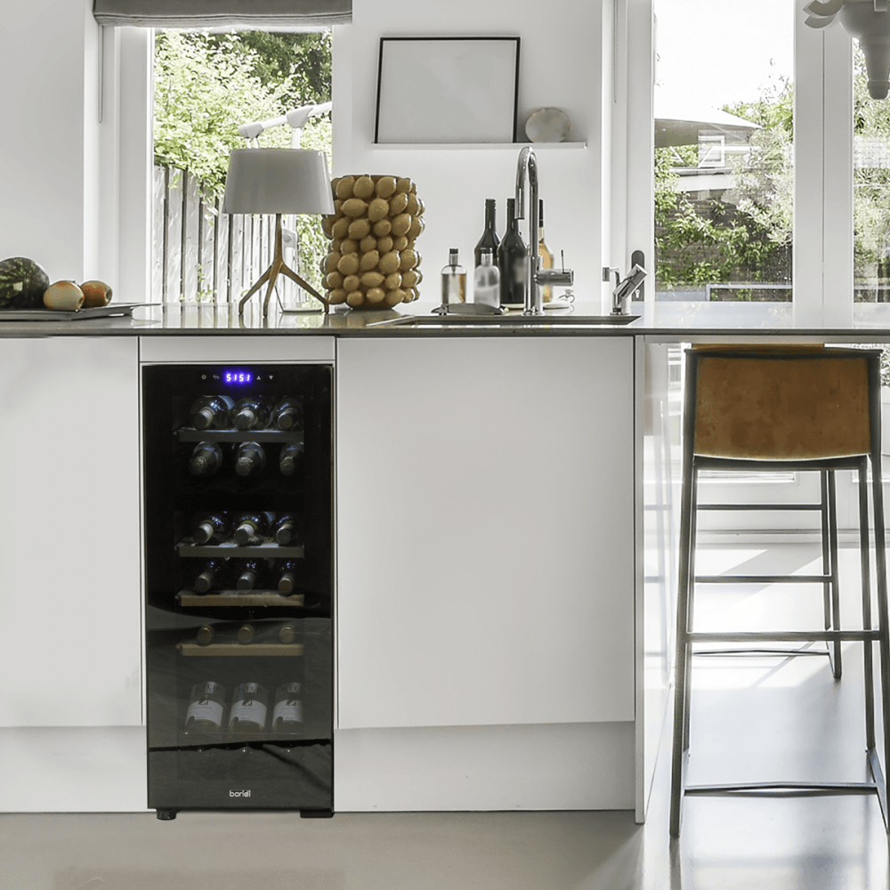 Baridi 18 Bottle Dual Zone Wine Fridge & Cooler Model No- DH89