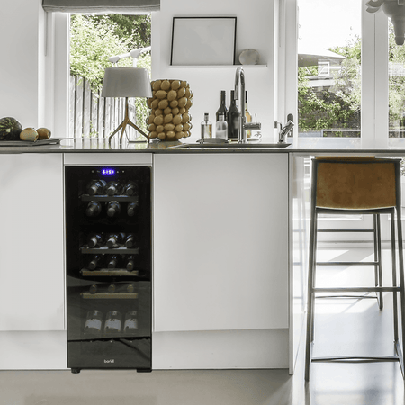 Baridi 18 Bottle Dual Zone Wine Fridge & Cooler Model No- DH89