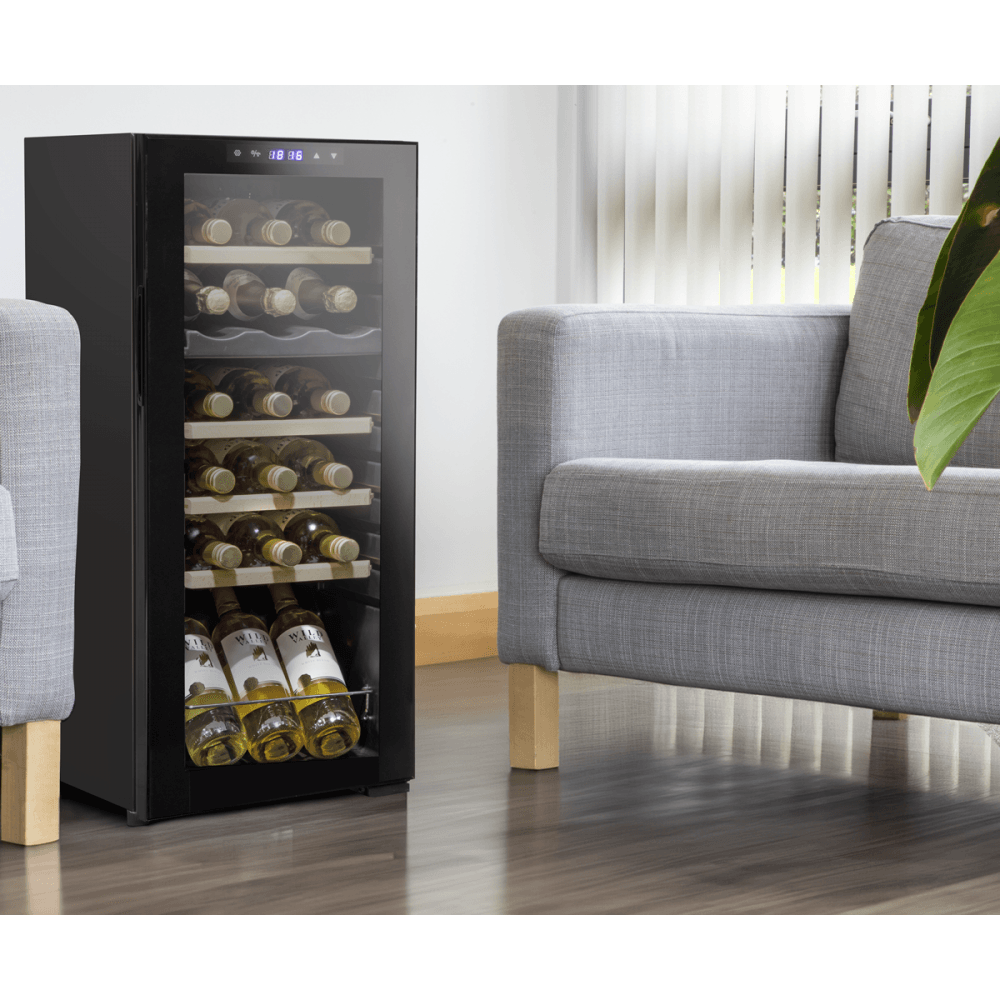 Baridi 18 Bottle Dual Zone Wine Fridge & Cooler Model No- DH89