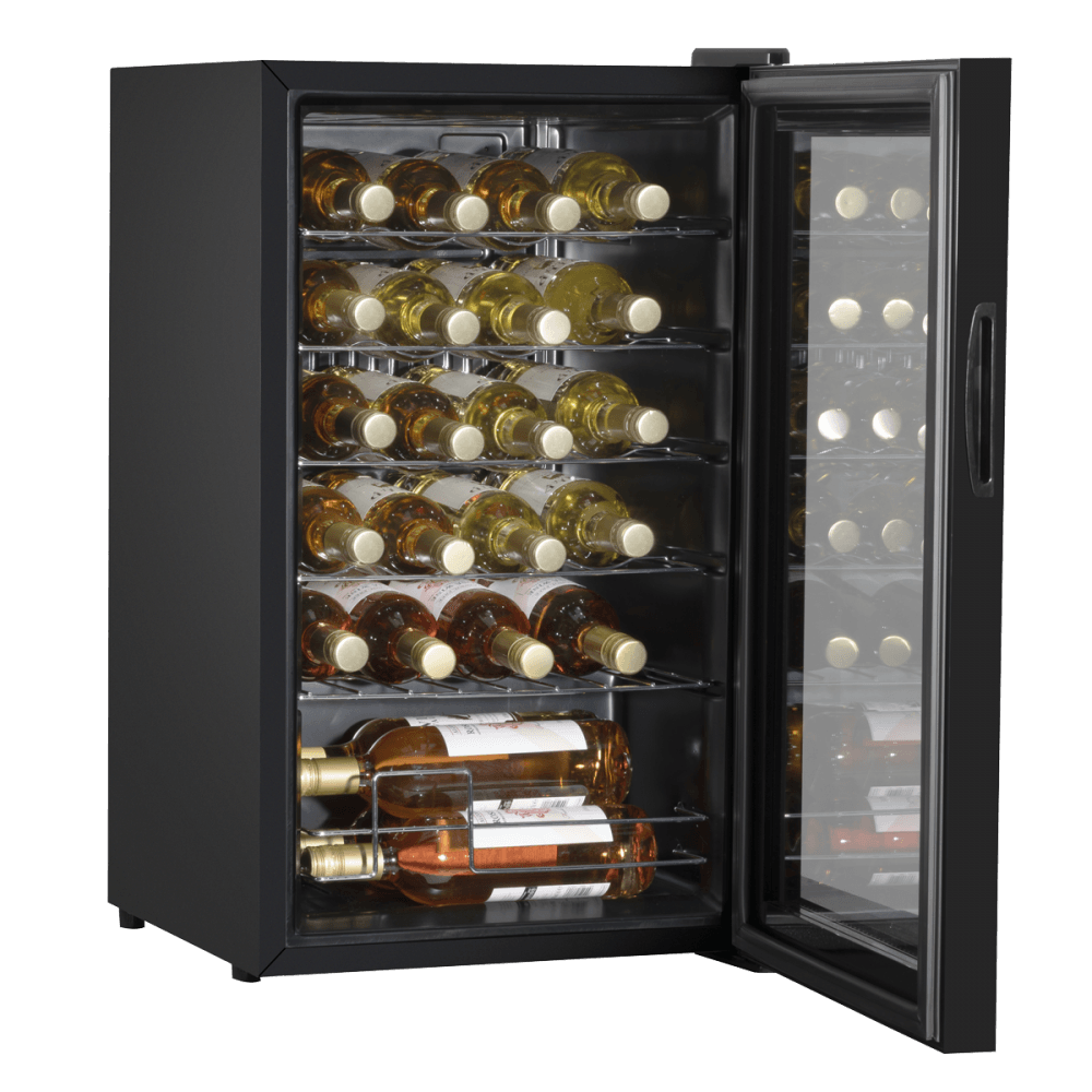 Baridi 24 Bottle Tabletop Wine Fridge & Cooler Model No- DH9