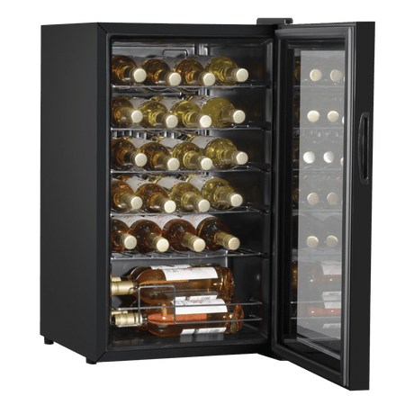 Baridi 24 Bottle Tabletop Wine Fridge & Cooler Model No- DH9