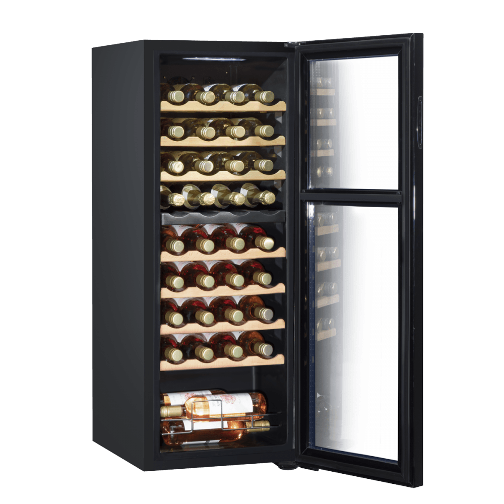 Baridi 36 Bottle Dual Zone Wine Fridge & Cooler Model No- DH91