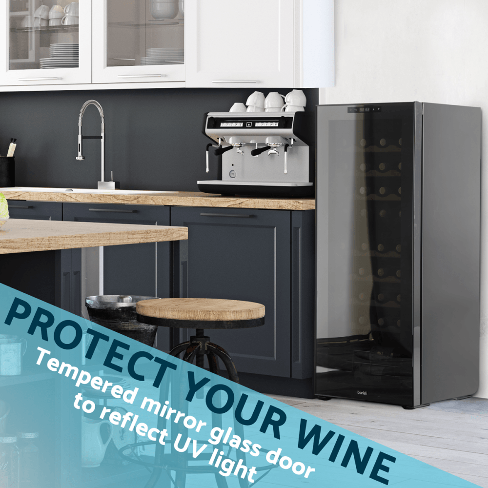 Baridi 36 Bottle Dual Zone Wine Fridge & Cooler Model No- DH91