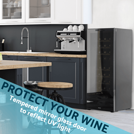 Baridi 36 Bottle Dual Zone Wine Fridge & Cooler Model No- DH91