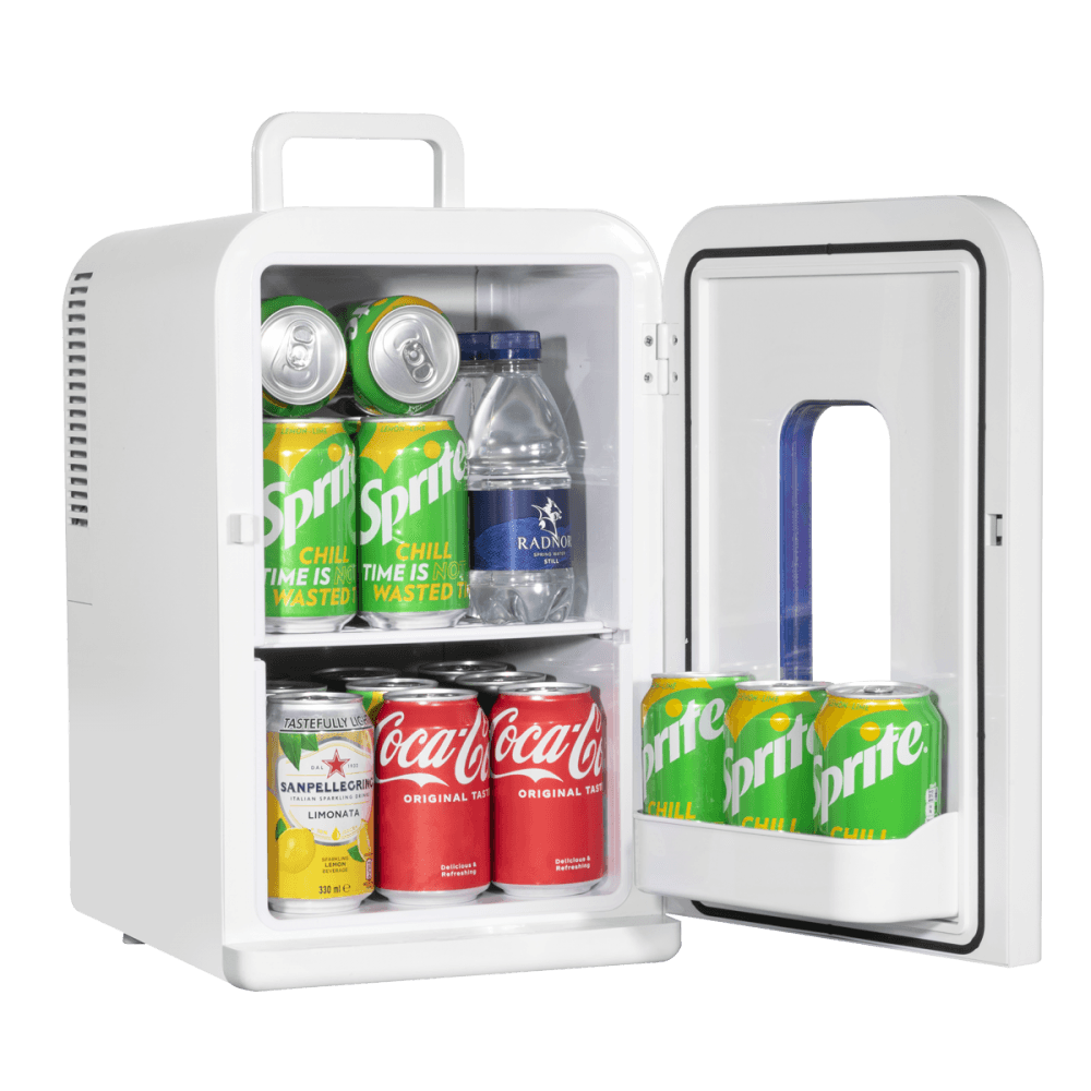 Baridi Mini Fridge/Warmer 15L Capacity 12V/230V - White Model No- DH94