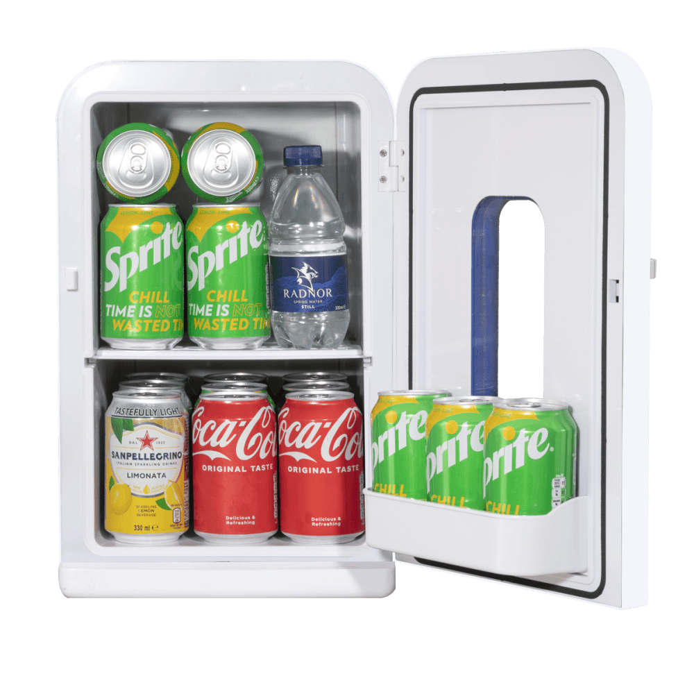 Baridi Mini Fridge/Warmer 15L Capacity 12V/230V - White Model No- DH94