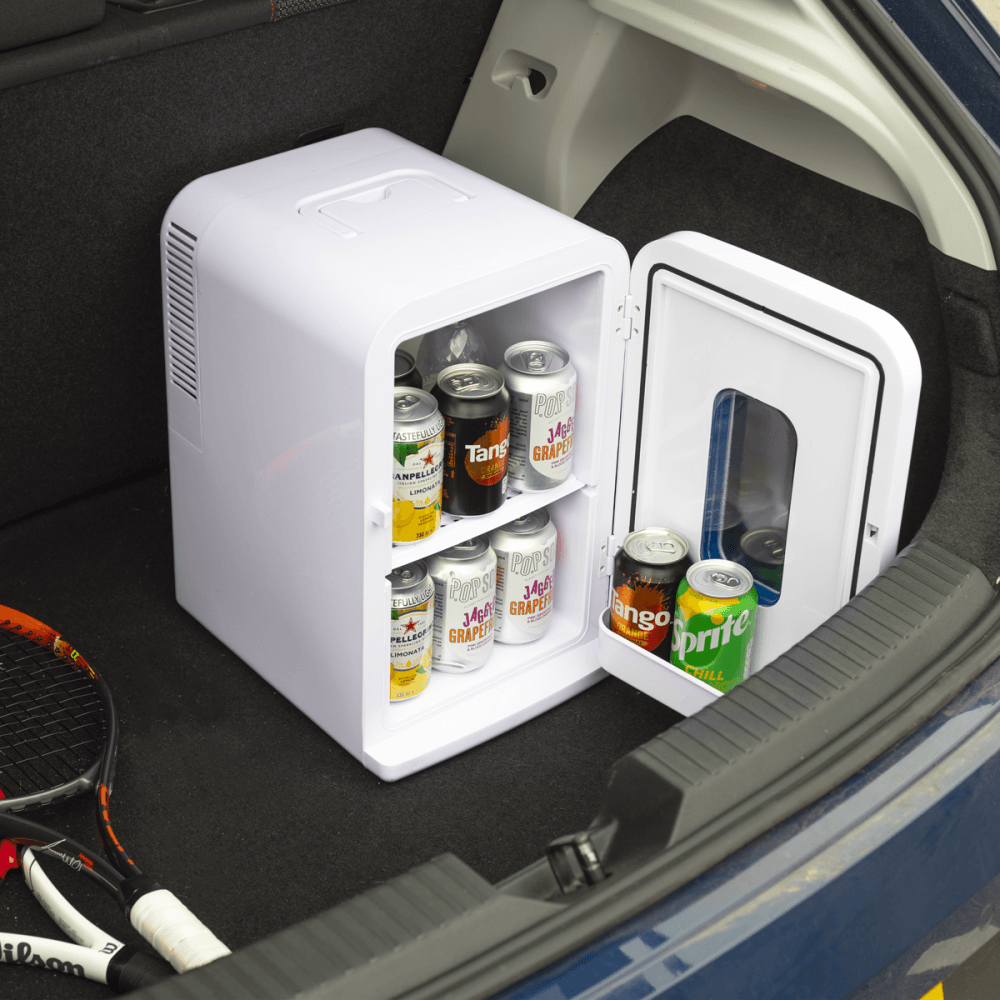 Baridi Mini Fridge/Warmer 15L Capacity 12V/230V - White Model No- DH94