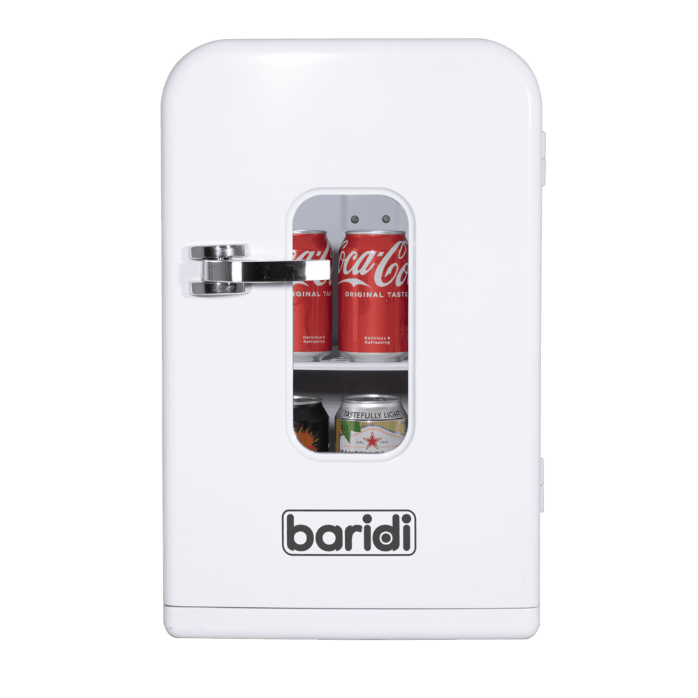 Baridi Mini Fridge/Warmer 15L Capacity 12V/230V - White Model No- DH94