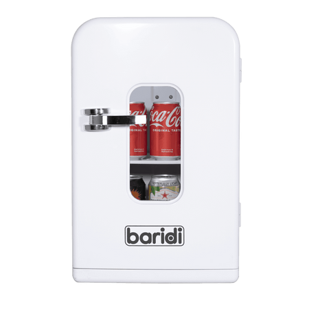 Baridi Mini Fridge/Warmer 15L Capacity 12V/230V - White Model No- DH94