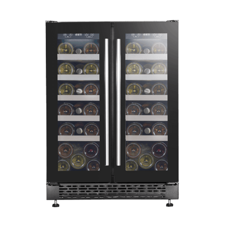 Baridi 40 Bottle/120 Can Under-Counter/Freestanding Dual Zone Wine Fridge & Cooler 60cm Model No- DH96