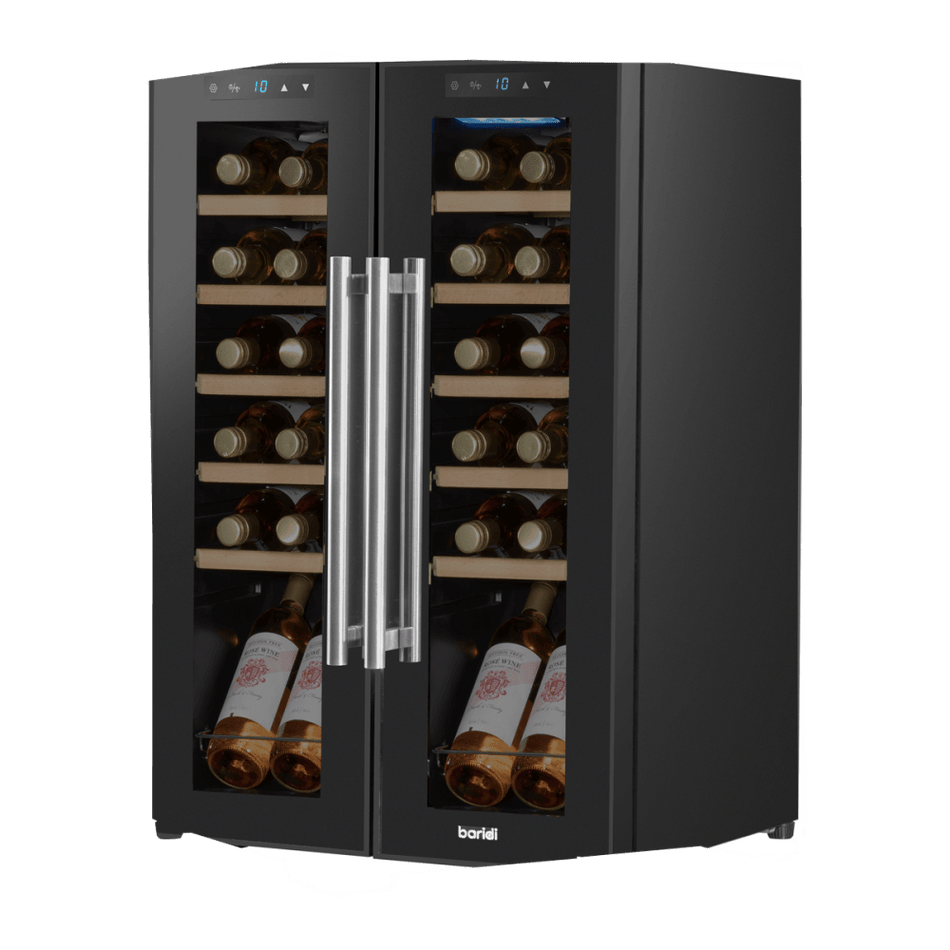 Baridi 24 Bottle Dual Zone Wine Fridge & Cooler Model No- DH97