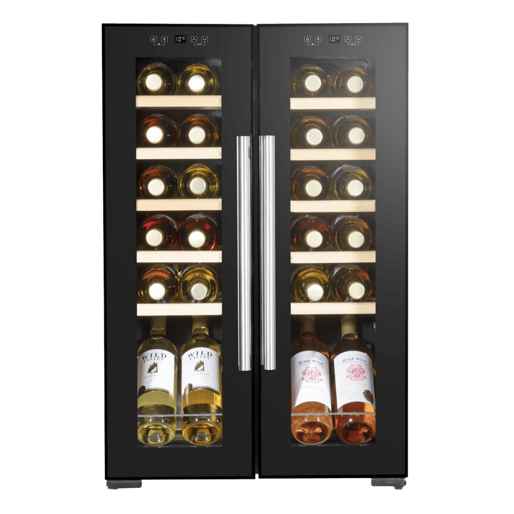 Baridi 24 Bottle Dual Zone Wine Fridge & Cooler Model No- DH97