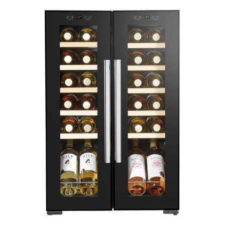 Baridi 24 Bottle Dual Zone Wine Fridge & Cooler Model No- DH97