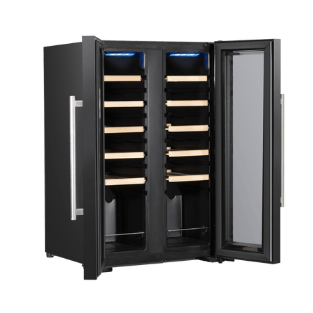 Baridi 24 Bottle Dual Zone Wine Fridge & Cooler Model No- DH97