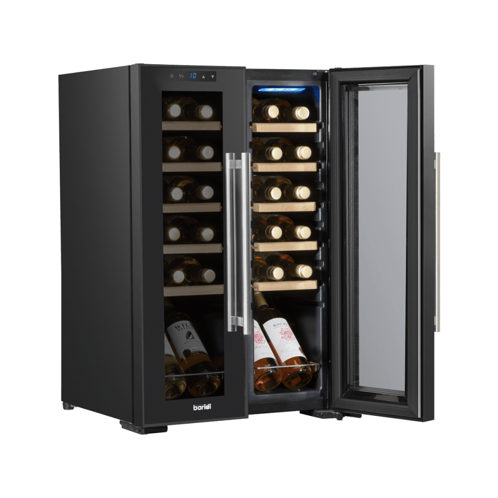 Baridi 24 Bottle Dual Zone Wine Fridge & Cooler Model No- DH97