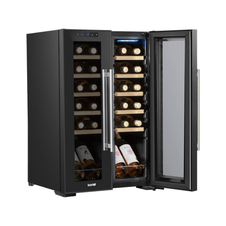 Baridi 24 Bottle Dual Zone Wine Fridge & Cooler Model No- DH97