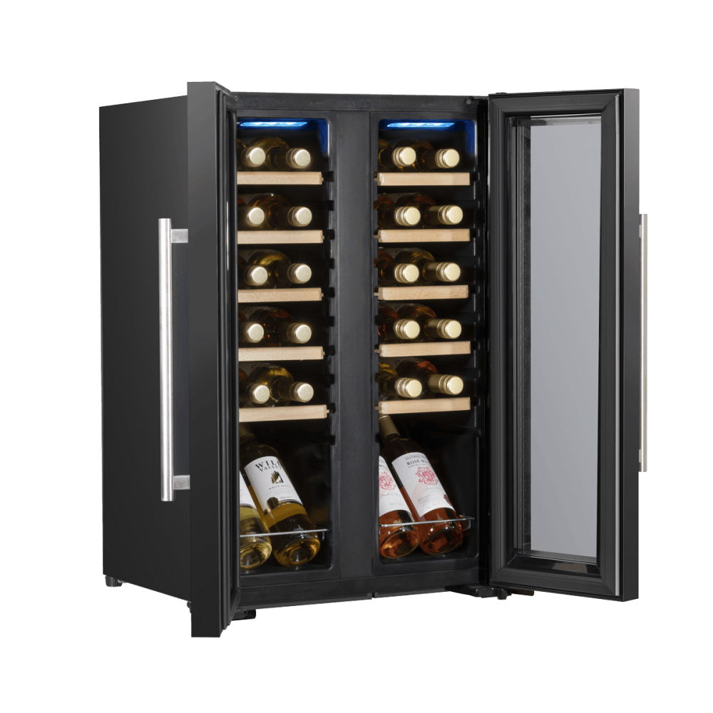 Baridi 24 Bottle Dual Zone Wine Fridge & Cooler Model No- DH97
