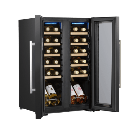Baridi 24 Bottle Dual Zone Wine Fridge & Cooler Model No- DH97