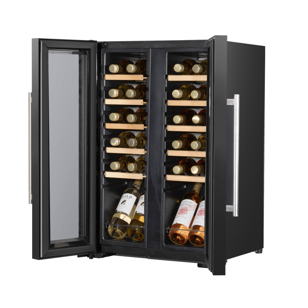 Baridi 24 Bottle Dual Zone Wine Fridge & Cooler Model No- DH97