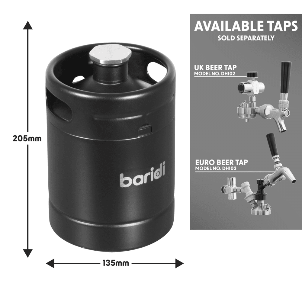 Baridi Keg 2L Capacity Model No- DH99