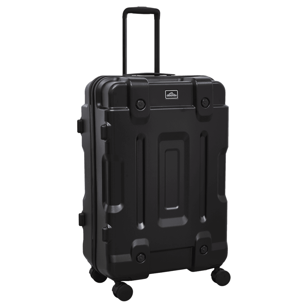 Dellonda Lightweight ABS Luggage Set 3pc - Black Model No- DL10