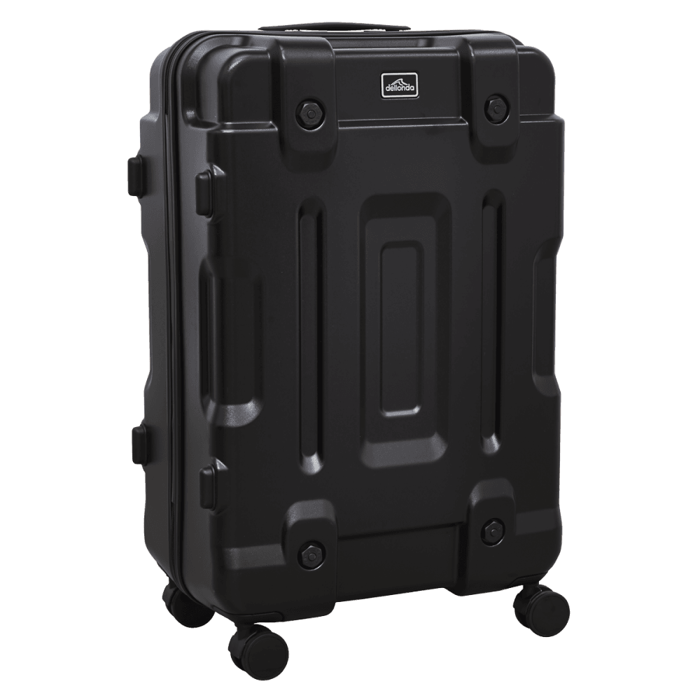 Dellonda Lightweight ABS Luggage Set 3pc - Black Model No- DL10