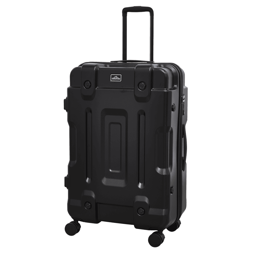 Dellonda Lightweight ABS Luggage Set 3pc - Black Model No- DL10