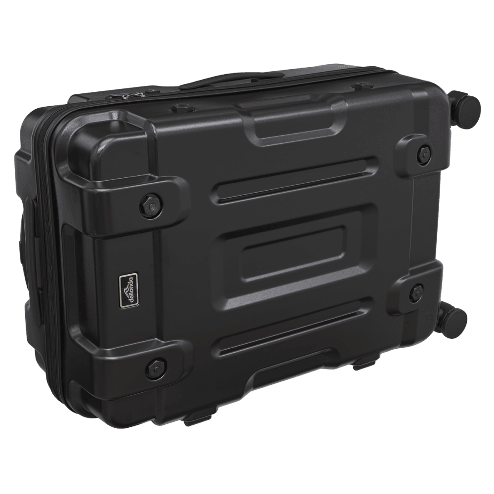 Dellonda Lightweight ABS Luggage Set 3pc - Black Model No- DL10