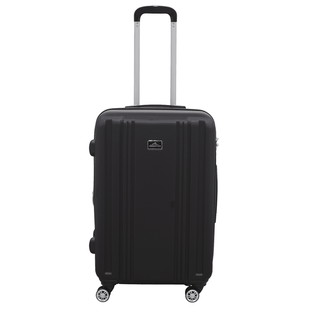 Dellonda Lightweight ABS Luggage Set with TSA Lock - Black Model No- DL11