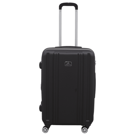 Dellonda Lightweight ABS Luggage Set with TSA Lock - Black Model No- DL11