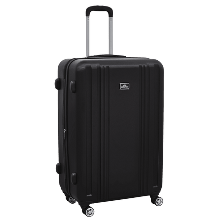 Dellonda Lightweight ABS Luggage Set with TSA Lock - Black Model No- DL11