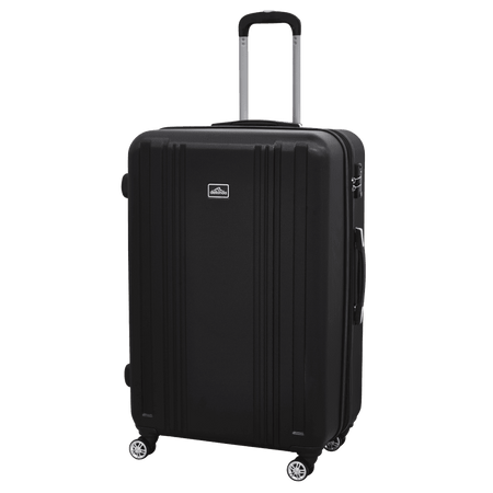Dellonda Lightweight ABS Luggage Set with TSA Lock - Black Model No- DL11