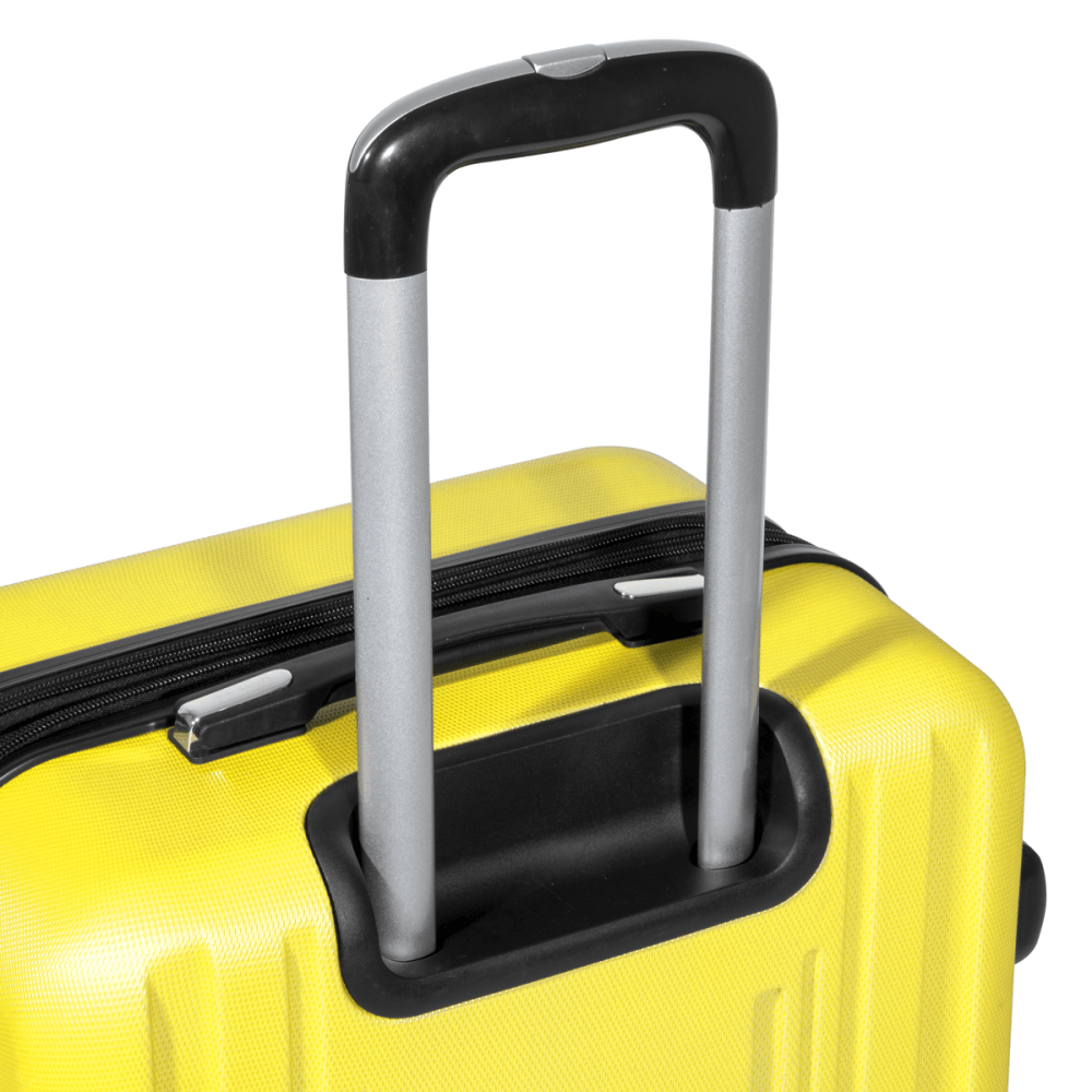 Dellonda Lightweight ABS Luggage Set with TSA Lock - Yellow Model No- DL124