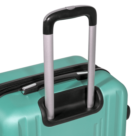 Dellonda Lightweight ABS Luggage Set with TSA Lock - Teal : Model No- DL126