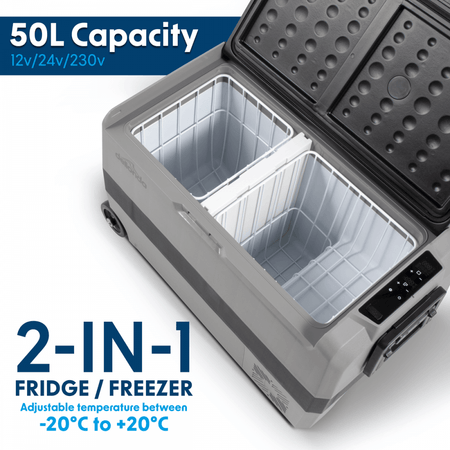 Dellonda Portable Fridge Freezer/Cool Box with LED Display 50L Model No- DL14