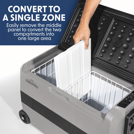 Dellonda Portable Fridge Freezer/Cool Box with LED Display 50L Model No- DL14