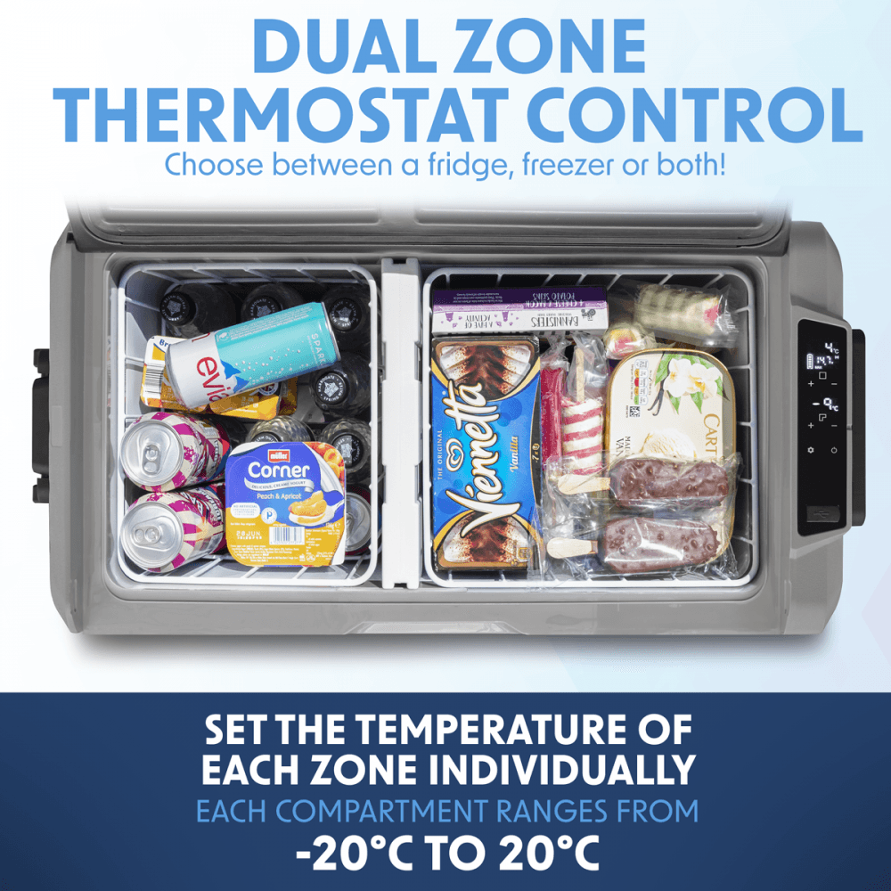 Dellonda Portable Fridge Freezer/Cool Box with LED Display 50L Model No- DL14