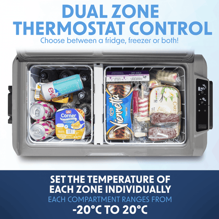 Dellonda Portable Fridge Freezer/Cool Box with LED Display 50L Model No- DL14