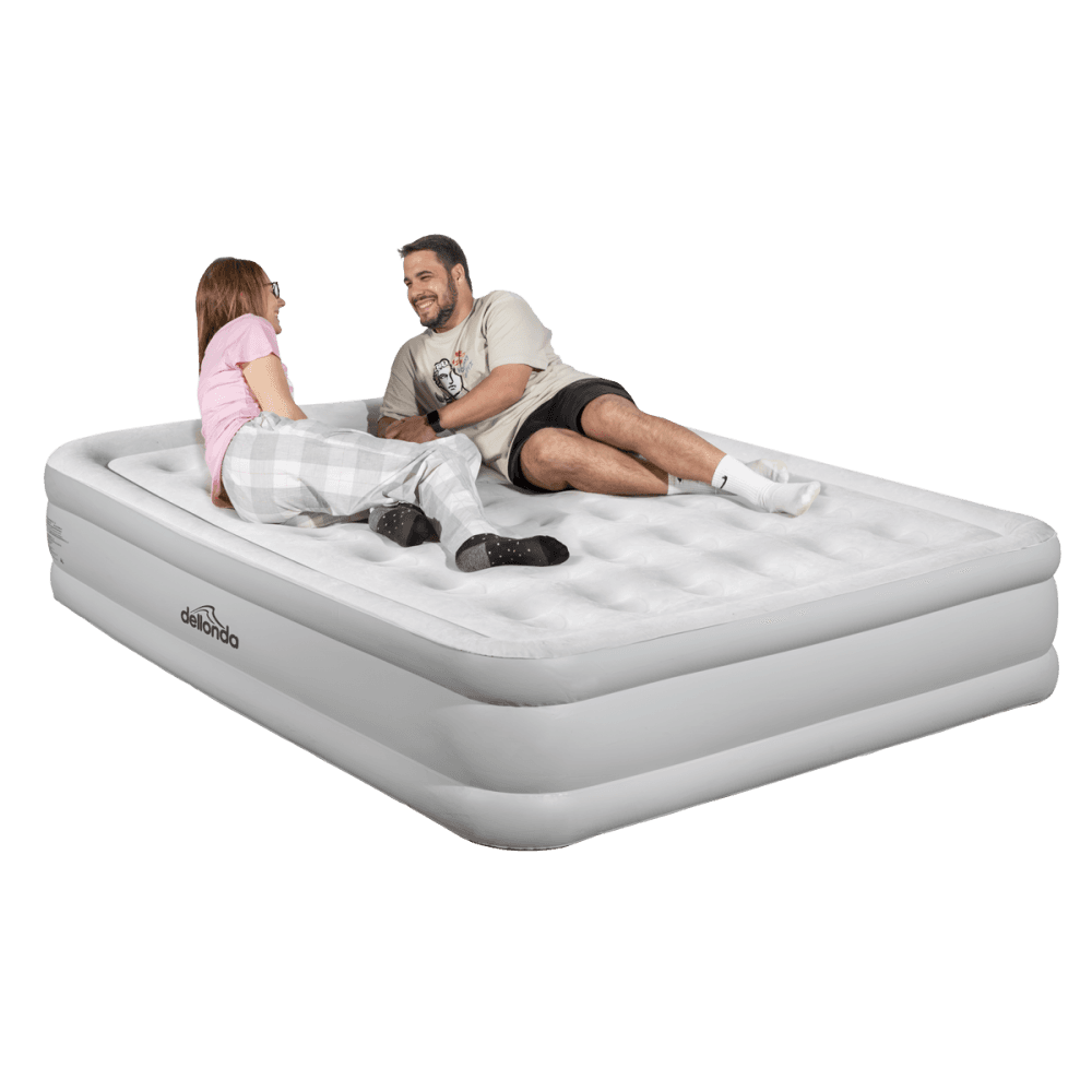 Dellonda Raised Air Bed with Removable Electric Pump & Storage Bag - Queen Model No- DL145