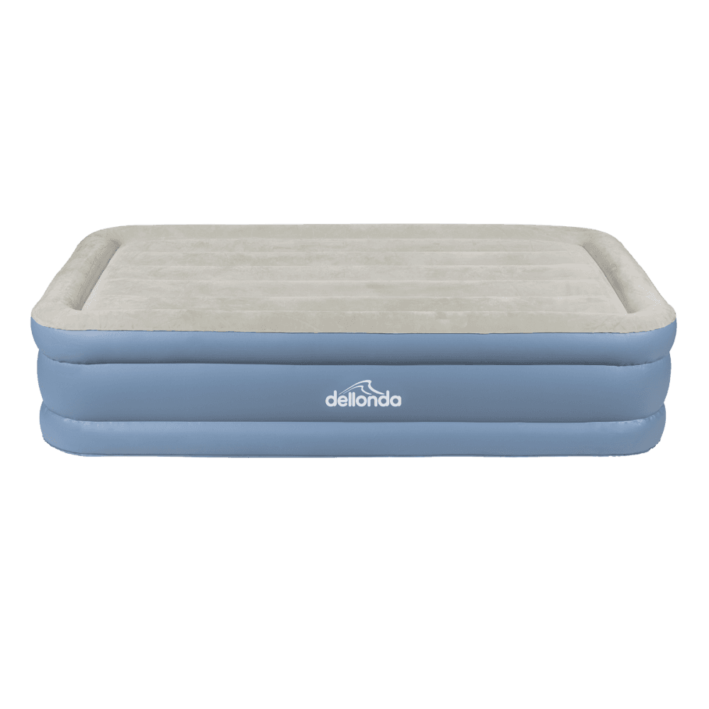 Dellonda Raised Air Bed with Built-in Electric Pump & Storage Bag - Single Model No- DL146