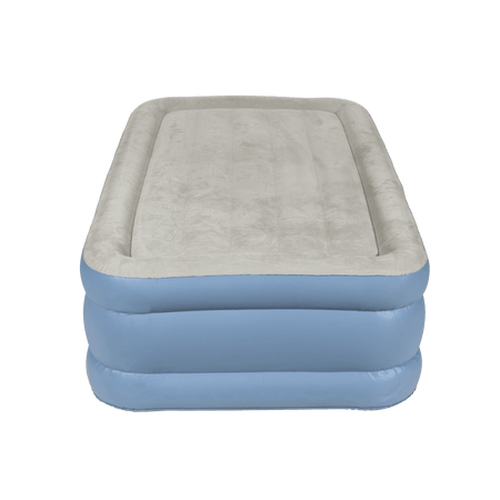 Dellonda Raised Air Bed with Built-in Electric Pump & Storage Bag - Single Model No- DL146