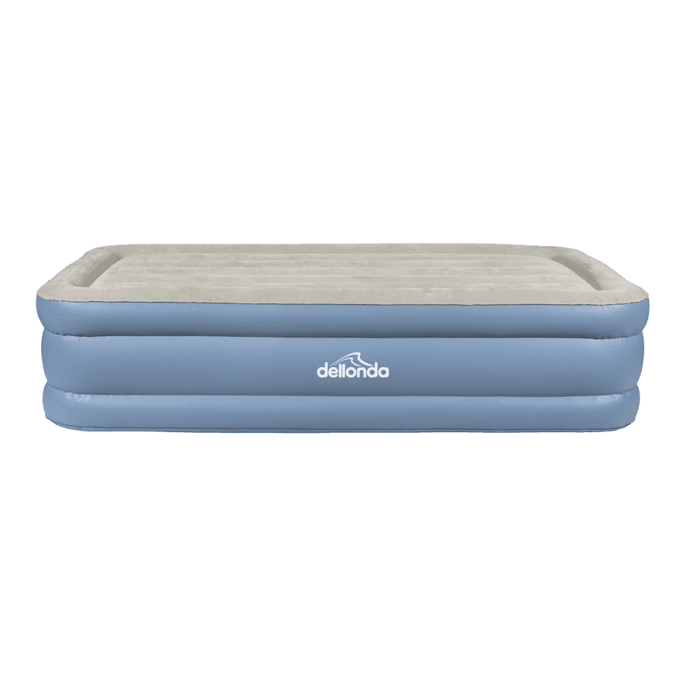 Dellonda Raised Air Bed with Built-in Electric Pump & Storage Bag - Single Model No- DL146