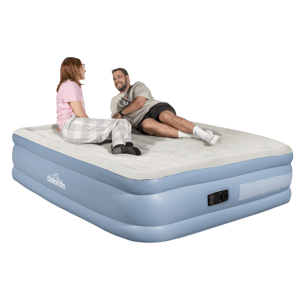 Dellonda Raised Air Bed with Built-in Electric Pump & Storage Bag - Queen Model No- DL147