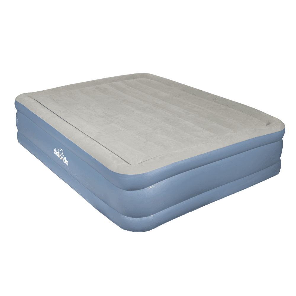 Dellonda Raised Air Bed with Built-in Electric Pump & Storage Bag - Queen Model No- DL147