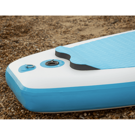 Dellonda Inflatable Stand-Up Paddle Board 10'6" - Light Blue/White Model No- DL152