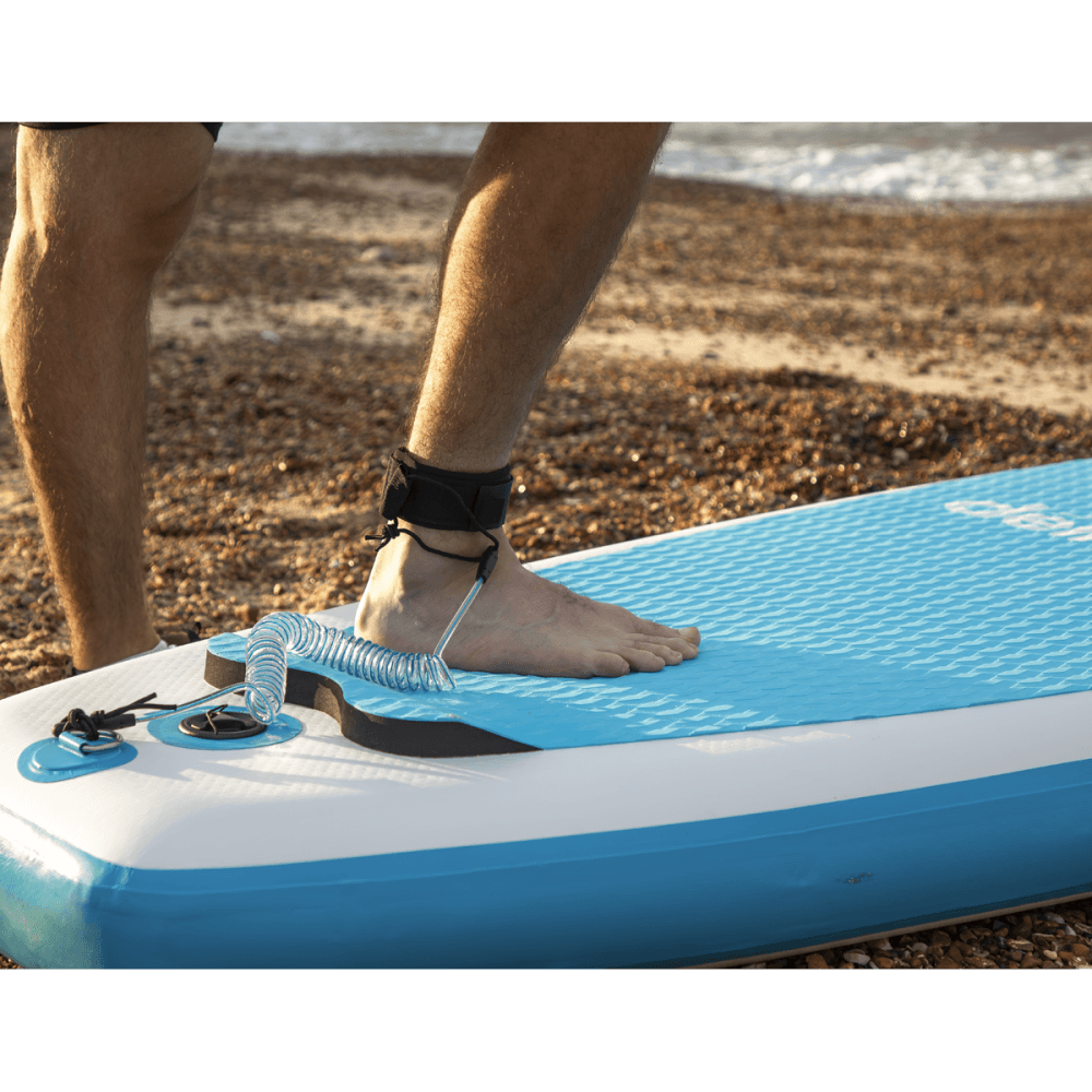 Dellonda Inflatable Stand-Up Paddle Board 10'6" - Light Blue/White Model No- DL152
